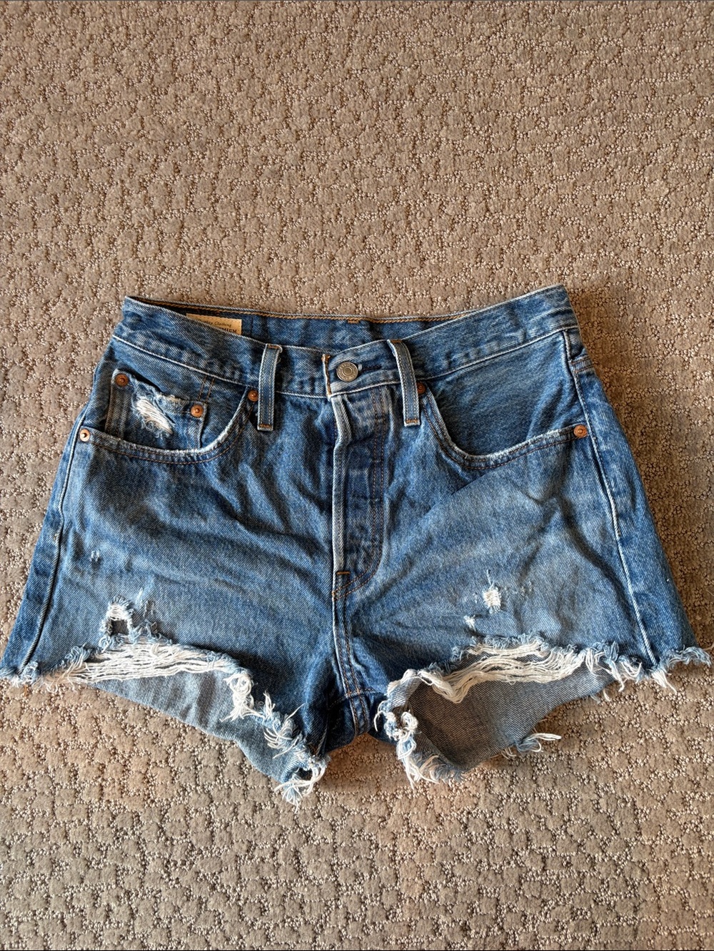 Levi's® Premium 501® Original Fit High Rise Women's Cutoff Shorts